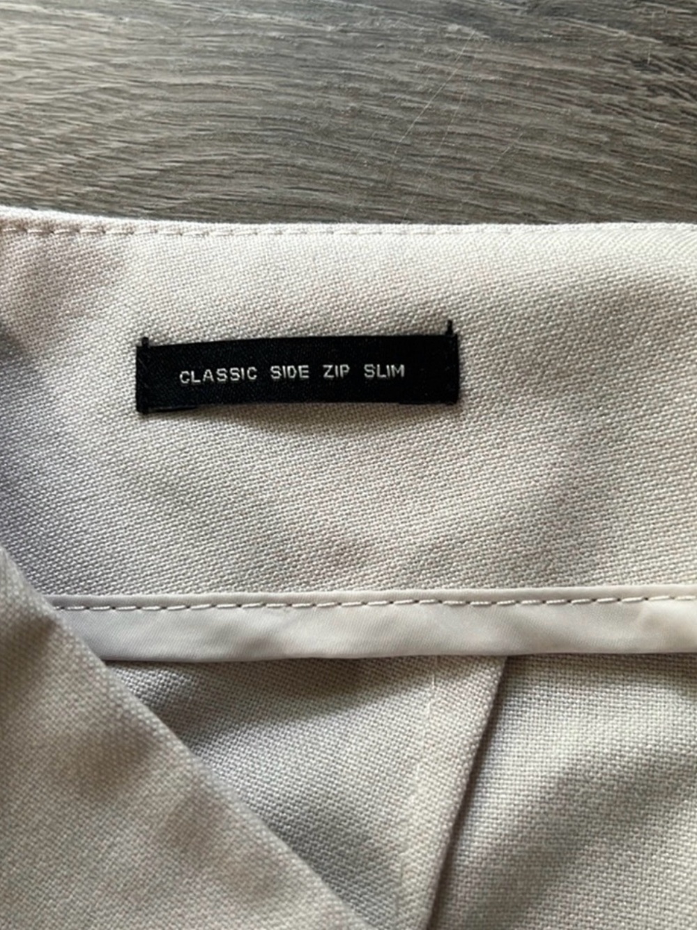 Talbots Tan Classic Side Zip Slim Dress Pants 4P - Picture 3 of 7